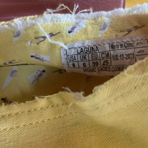 Vionic Beach • Yellow Slip-On Shoes - Picture 3 of 6